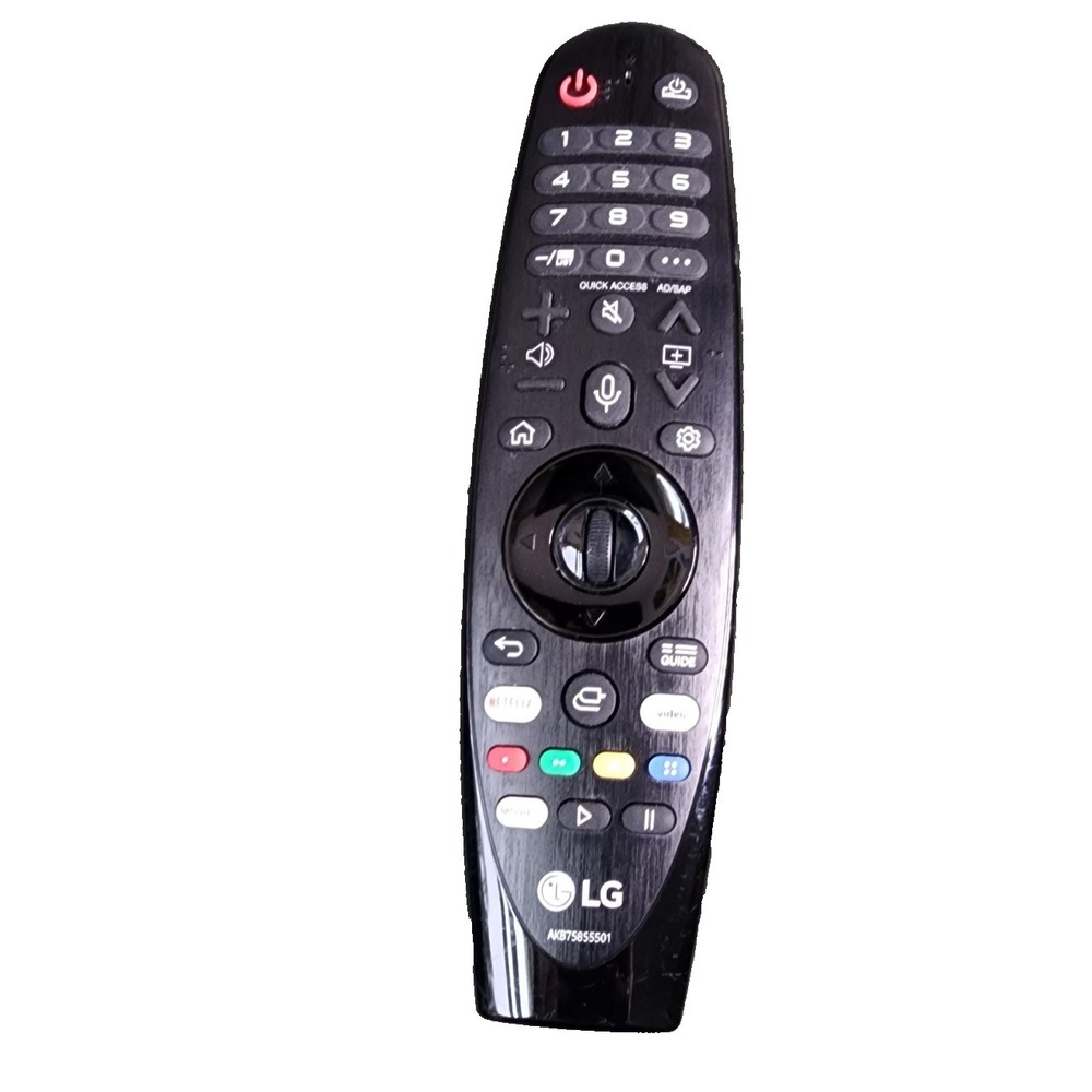 LG Magic Remote (AKB75855501/MR20GA) with Netflix/Prime Keys for TVs - Black